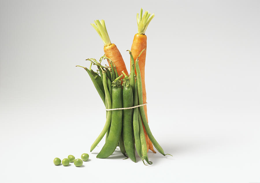 Bundle of fresh vegetables Photograph by Isabelle Rozenbaum