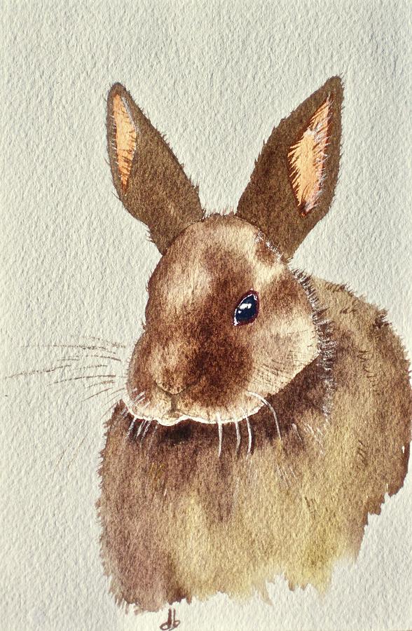 Bunny Painting by Dominique Bachelet