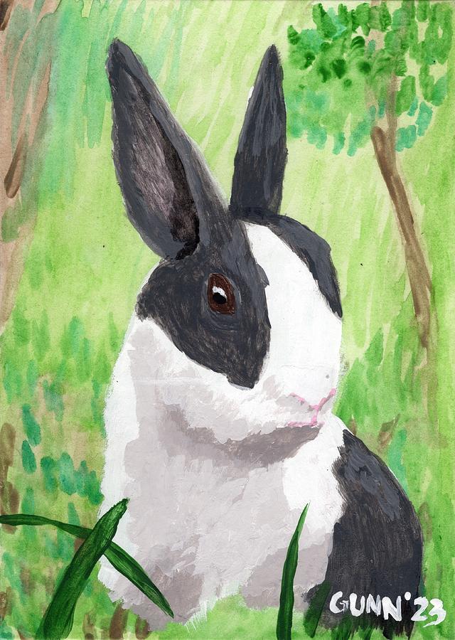 Bunny Painting by Katrina Gunn Bunny Painting by Katrina Gunn