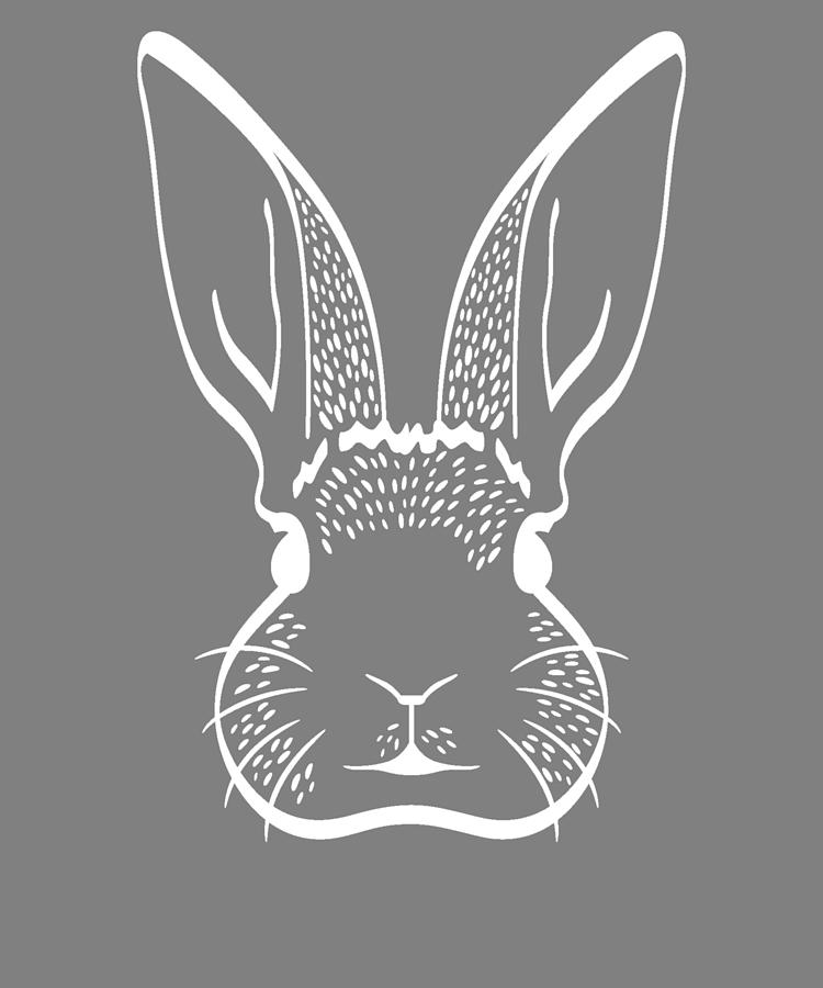 BUnny Rabbit Line Art Digital Art by Stacy McCafferty - Fine Art America