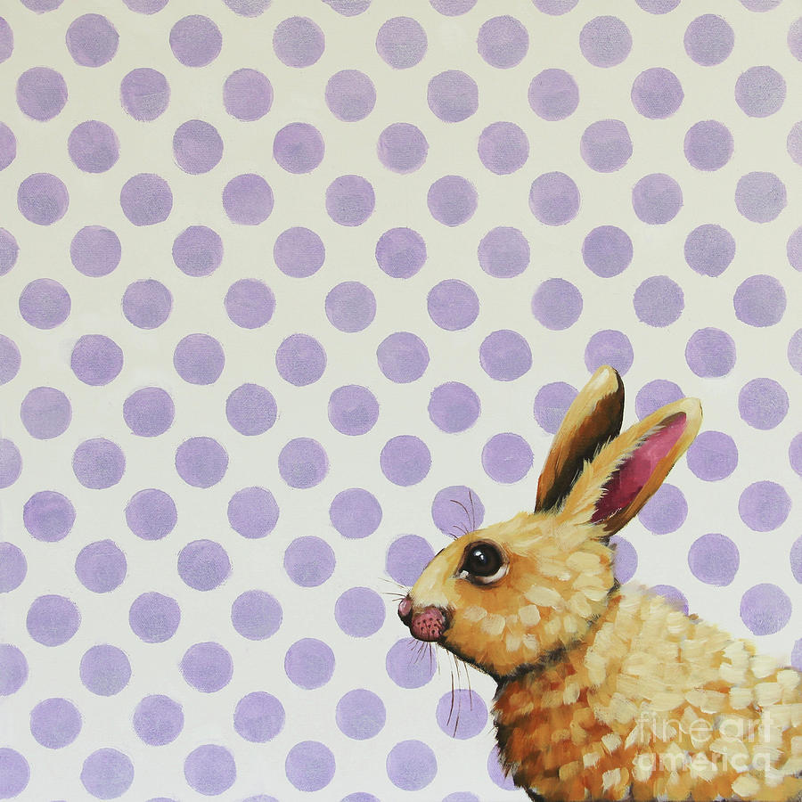 Bunny Rabbit Painting by Lucia Stewart