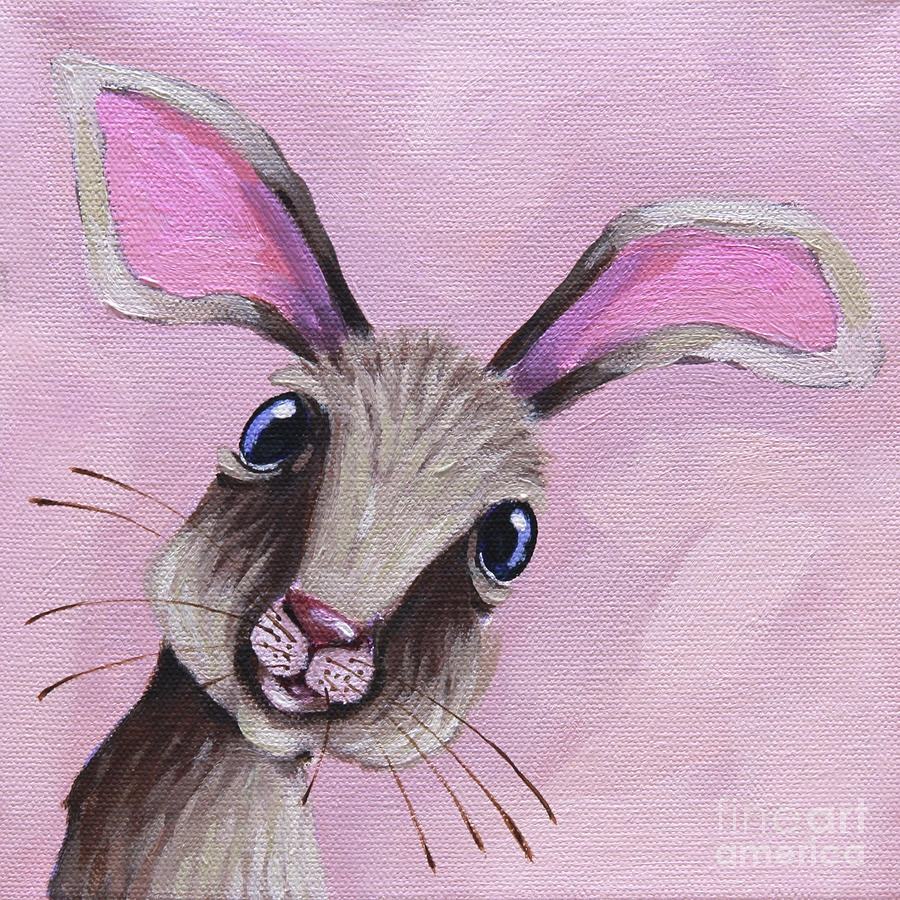 Bunny Three Painting by Lucia Stewart
