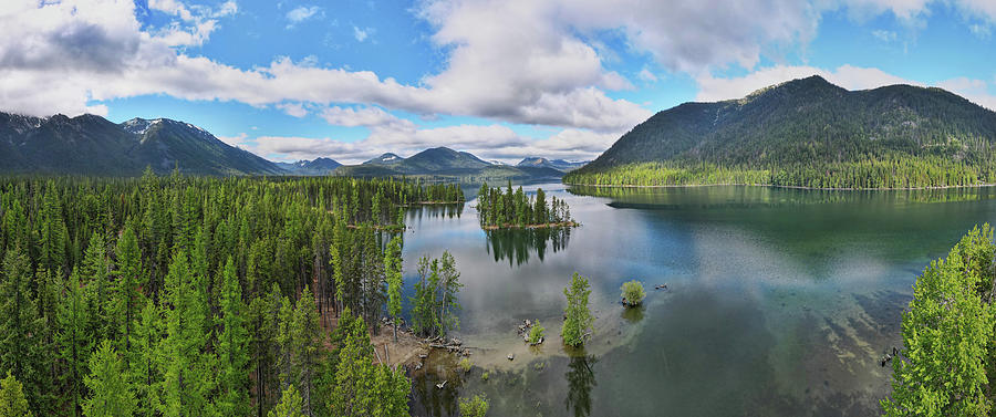 Bumping Lake Panorama Photograph by Loyd Towe Photography