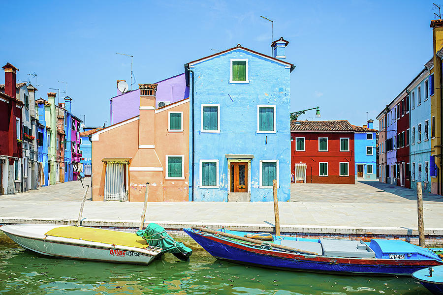 Burano Blue Photograph by Marla Brown