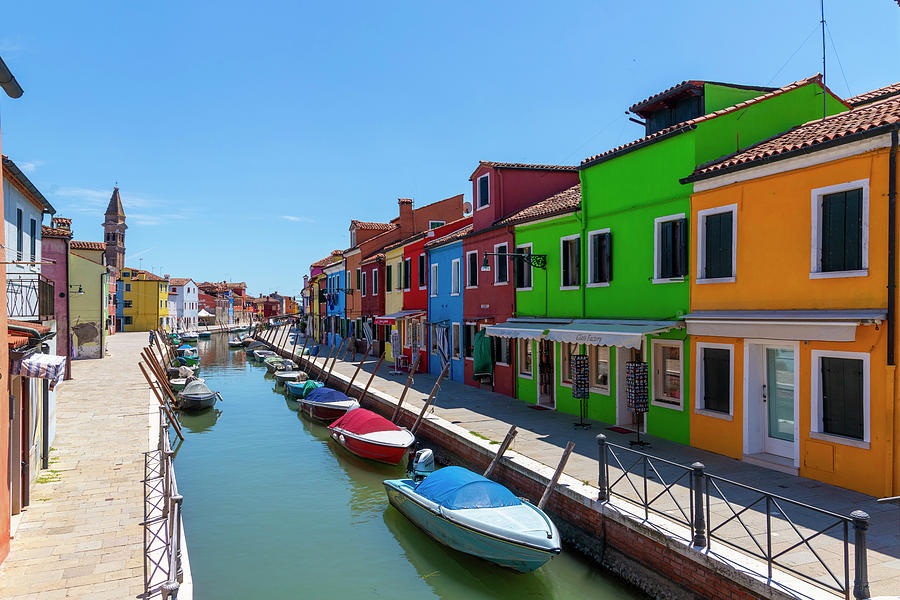 Burano canal Photograph by Pietro Ebner