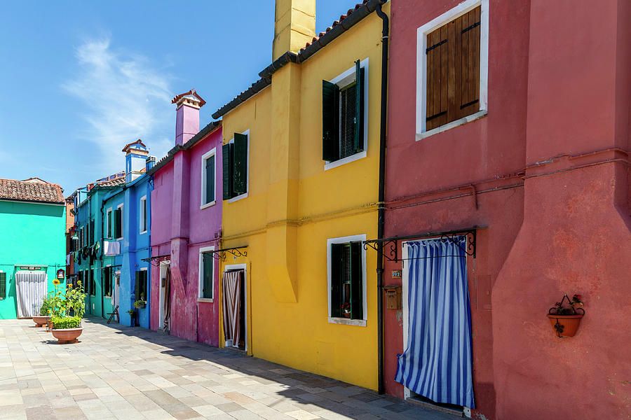 Burano colors Photograph by Pietro Ebner