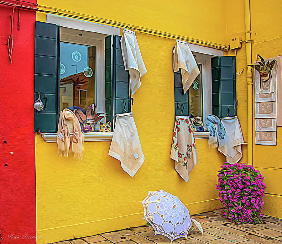 Burano Expressionism Photograph by Kathi Isserman