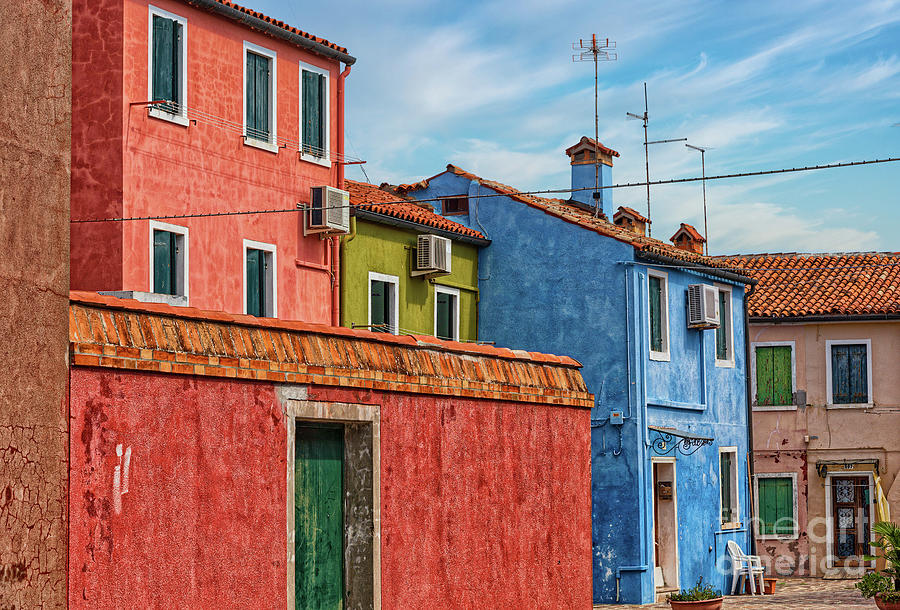 Burano houses  Photograph by The P