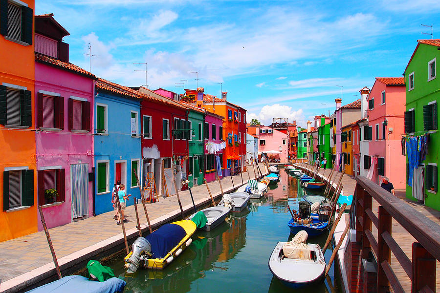 Burano Island, Italy Photograph by Annhfhung