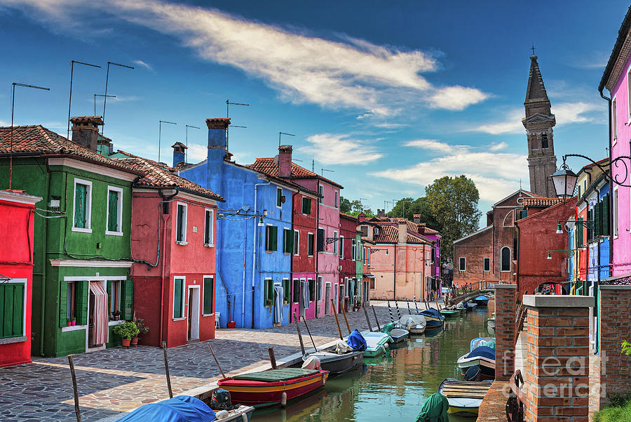 Burano  Photograph by The P