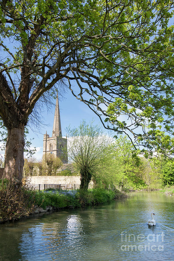 Burford Church in the Spring Photograph by Tim Gainey