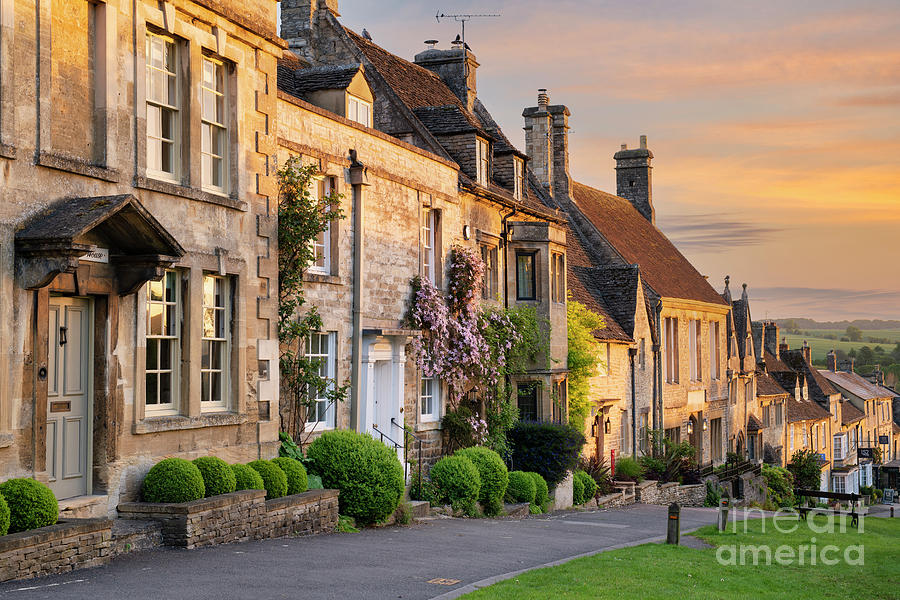 Burford Hill Spring Sunrise Photograph by Tim Gainey