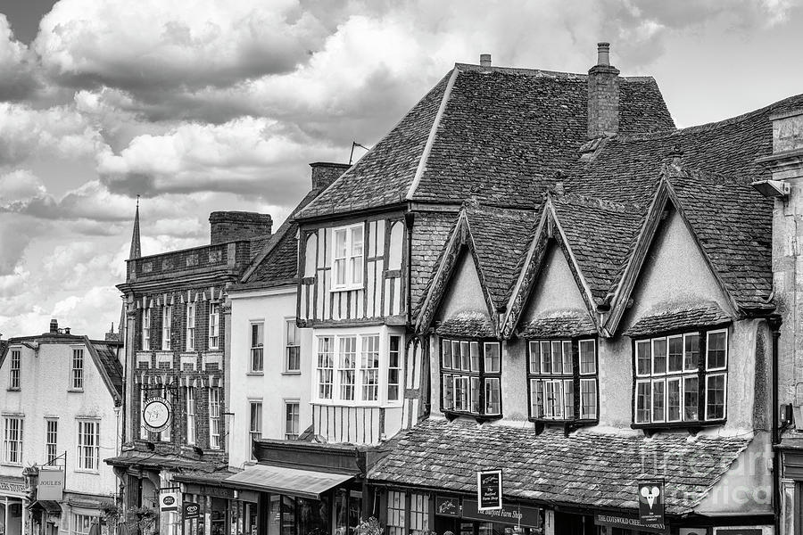 Burford Period Buildings Monochrome Photograph by Tim Gainey
