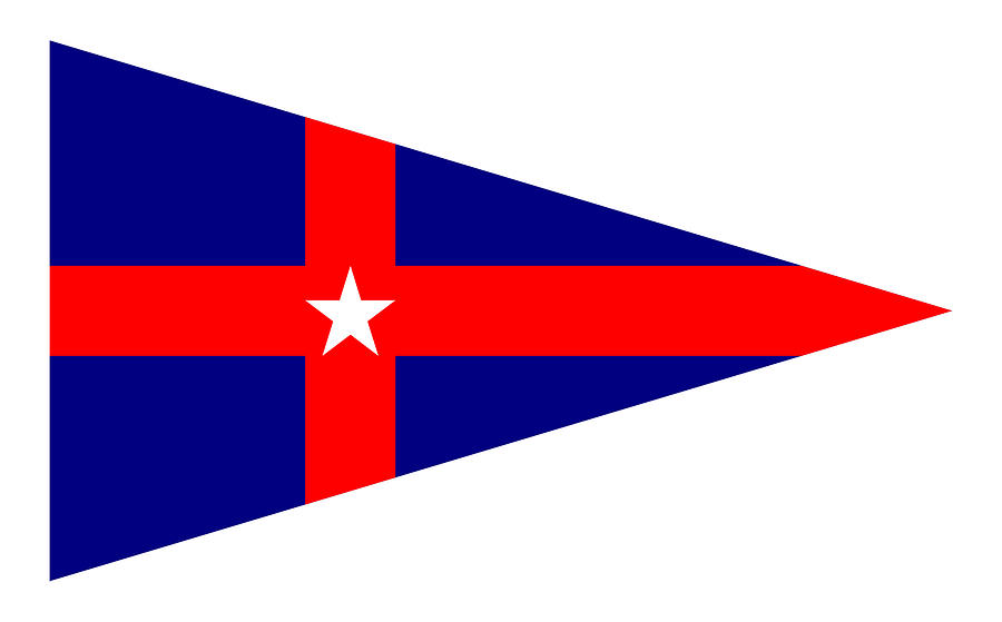 Burgee of New York Yacht Club Digital Art by A Z - Fine Art America