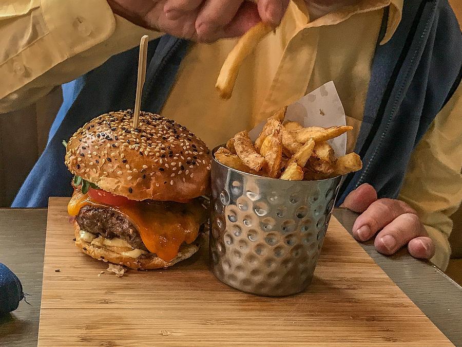Burger and Fries Photograph by Kevin Craft