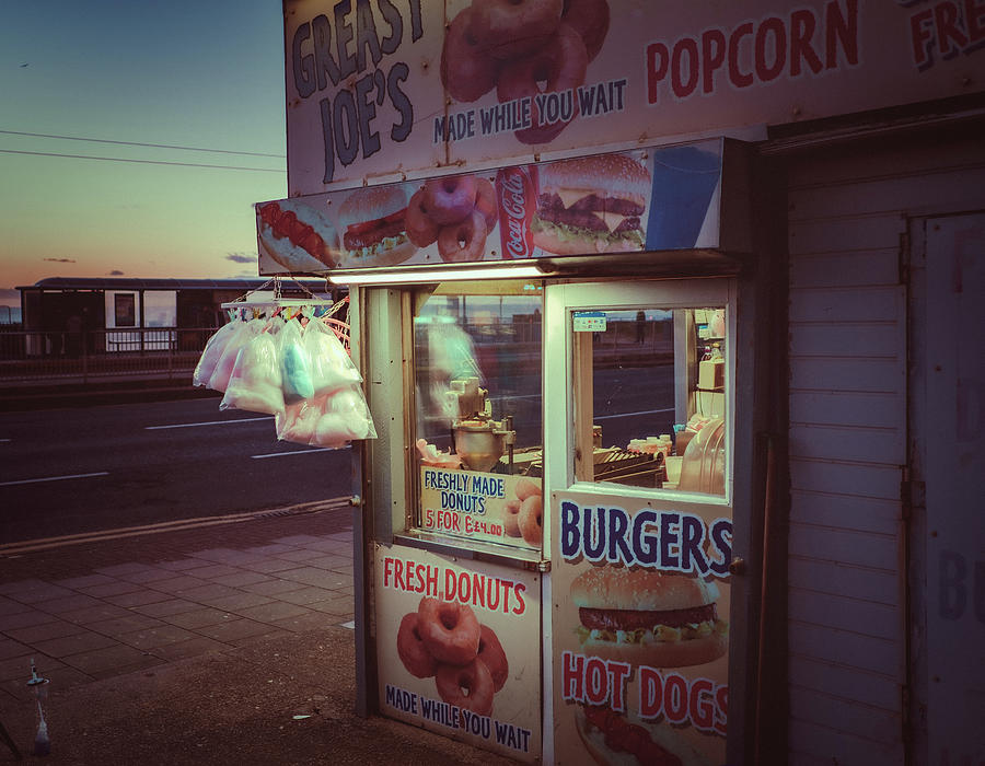 Sunset Photograph - Burger Bar by Nick Barkworth