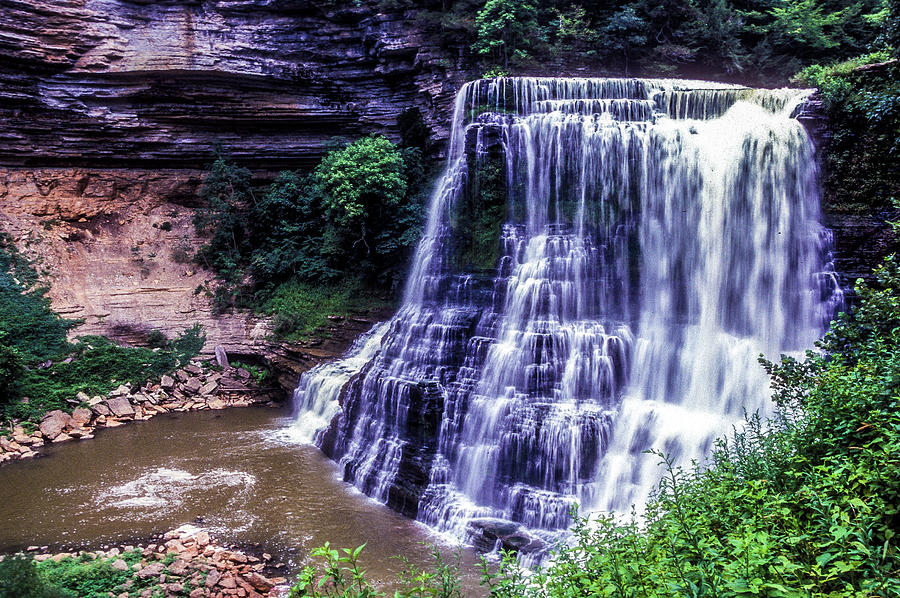Burgess Falls in Tennessee_034 Photograph by James C Richardson