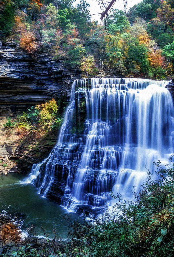 Burgess Falls in Tennessee_035 Photograph by James C Richardson