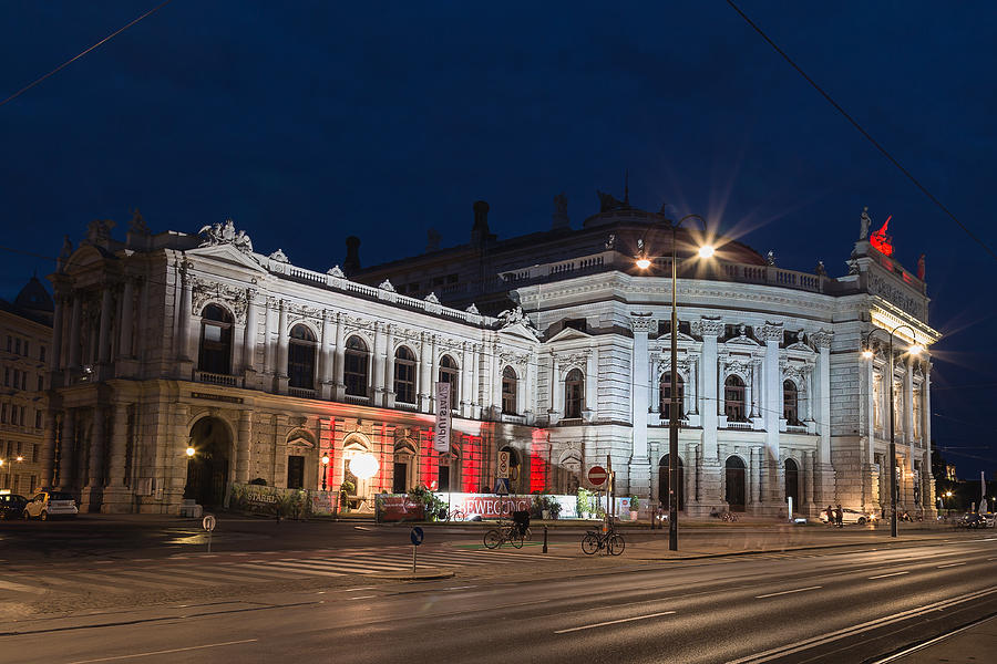 Burgtheater in Vienna Photograph by Mikeinlondon