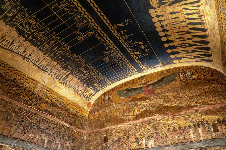 Burial Chamber Of The Tomb Of Seti I Valley Of The Kings Photograph By Ray Boone