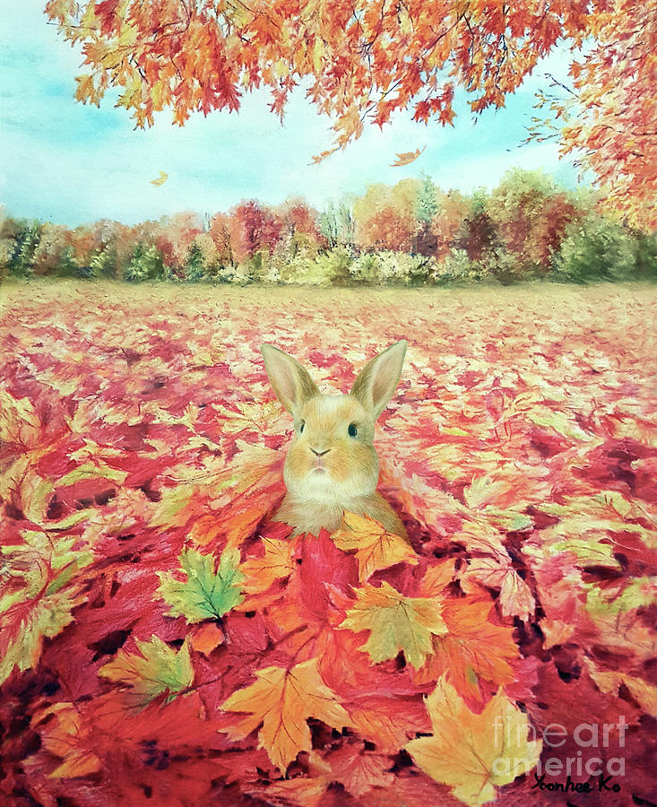 Buried in Autumn Blessings   Pastel by Yoonhee Ko