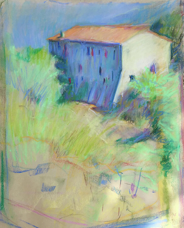 The Mission, La Corse 2 Pastel by Sarah Spector The Mission, La Corse 2 Pastel by Sarah Spector