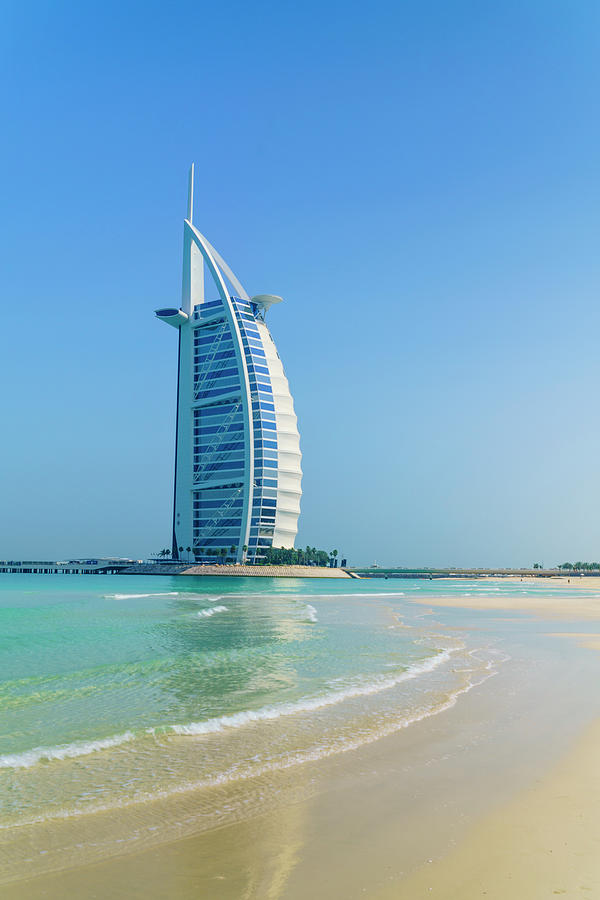 Burj Al Arab hotel Photograph by Fraser Hall - Fine Art America