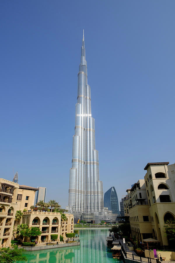 Burj Khalifa tower in Downtown Dubai United Arab Emirates Photograph by ...