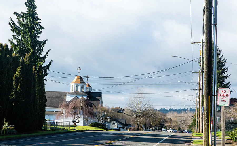 Burke Avenue and Orthodox Church Photograph by Tom Cochran