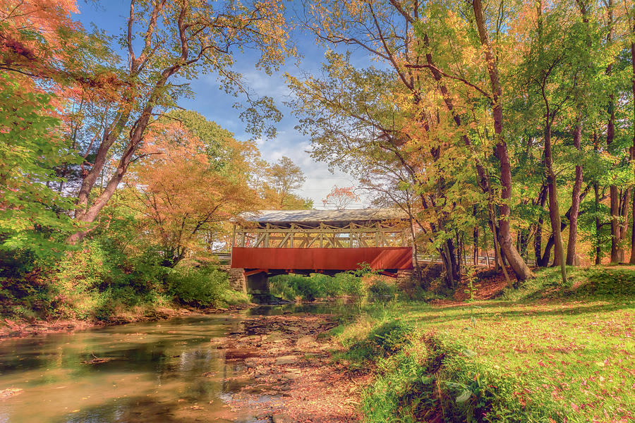 Burkholder Covered Bridge - Somerset County, PA Photograph by Susan Rissi Tregoning