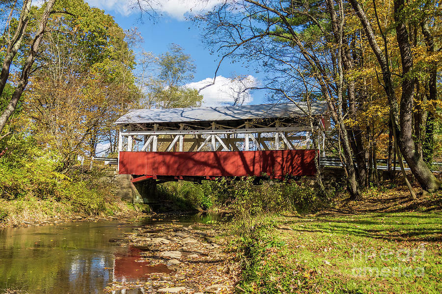 Burkholder Covered Bridge - Somerset County - View 2 Photograph by Sturgeon Photography