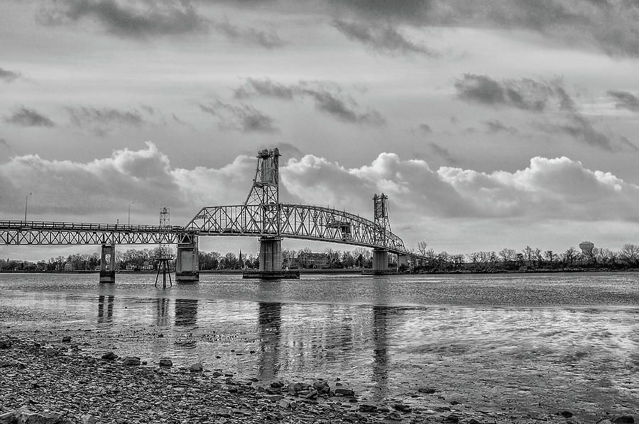 Burlington Bristol Bridge in Black and White Photograph by Bill Cannon ...