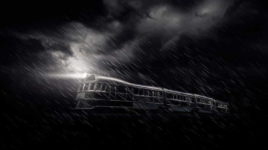 Burlington Zephyr Streamliner Digital Art by Douglas Pittman