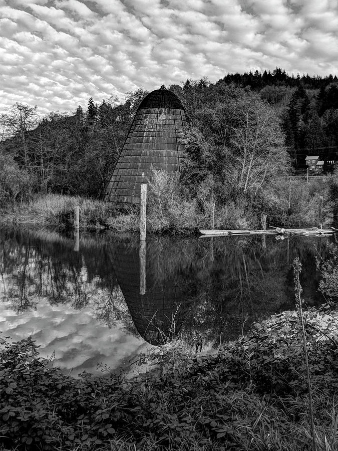 Logging Photograph - Burner - Old Mill site by HW Kateley