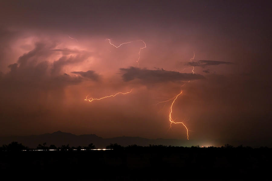 Burning Bolts Photograph by Cathy Franklin