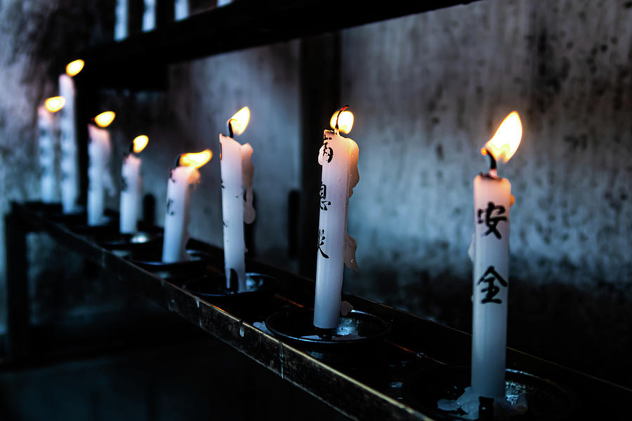 Burning Candles- Kyoto, Japan Photograph by Brian Anderson Burning Candles- Kyoto, Japan Photograph by Brian Anderson
