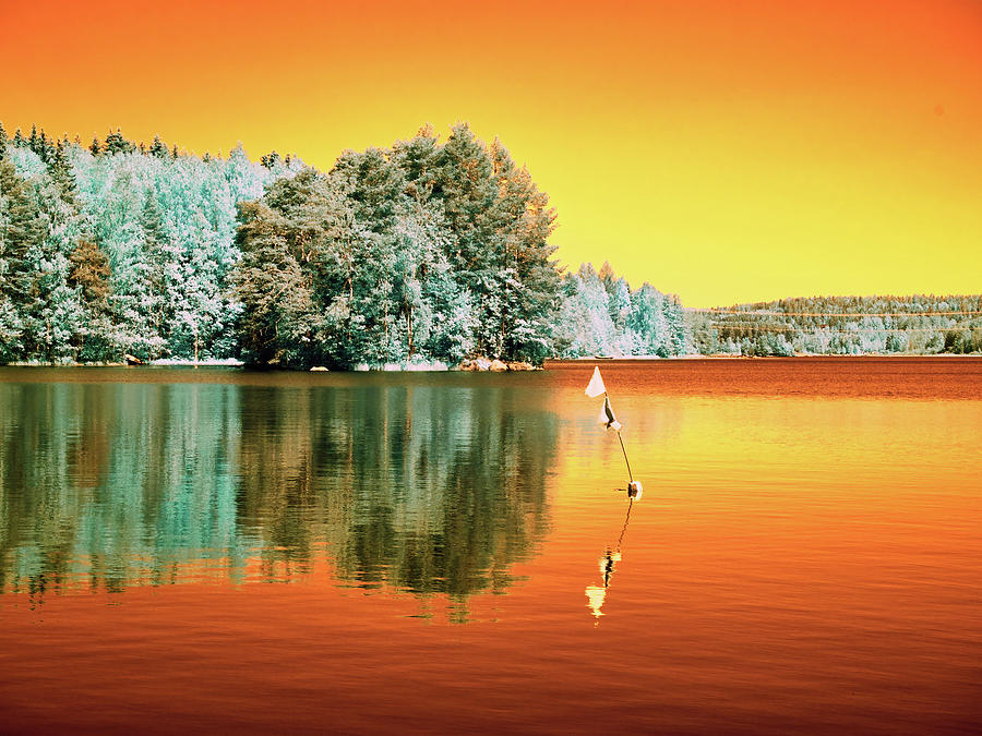 Burning colors of Jokisenjarvi Photograph by Jouko Lehto