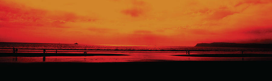 Burning Ocean Photograph by Peter Antos - Fine Art America