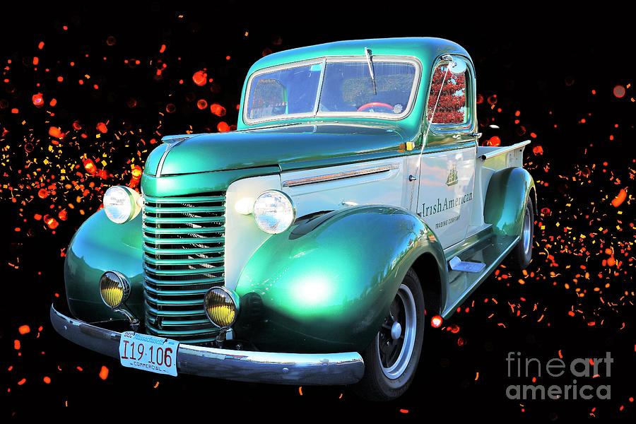 Burning Rubber Vintage Pickup Truck Photograph by Diann Fisher - Fine ...