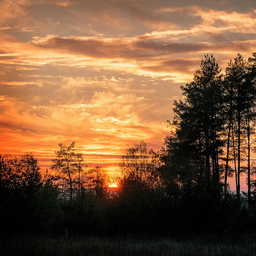 Burning Sunset Photograph by Andrii Maykovskyi