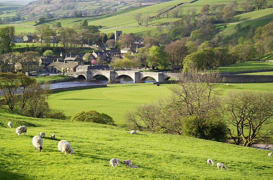 Burnsall, Wharfedale, Yorkshire Dales, England Photograph by P A Thompson