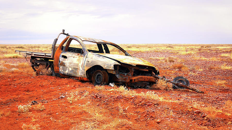 Burnt Out - Outback Australia Photograph by Lexa Harpell