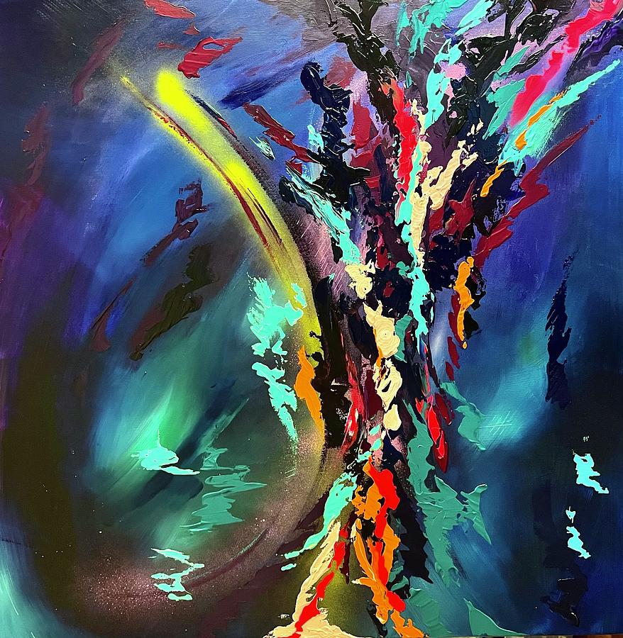 Burst Painting by Ashley Damico - Fine Art America