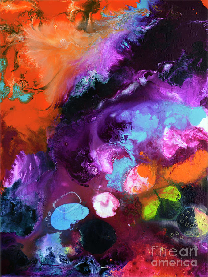 Burst of Light one of three Painting by Sally Trace