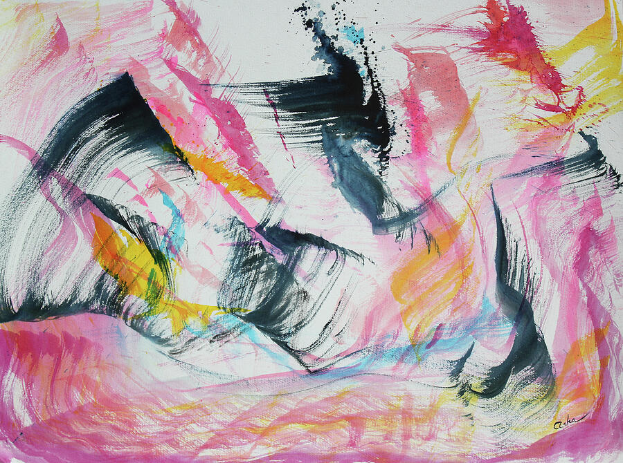 Burst of Passion  Painting by Asha Carolyn Young