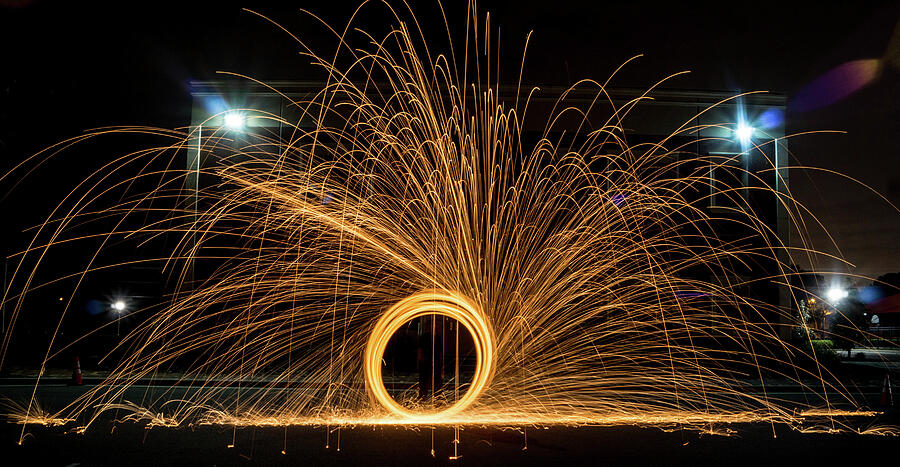 Burst of Sparks Photograph by Chauncy Holmes