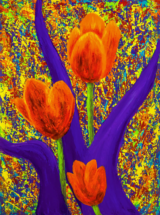 Burst of Spring Painting by JP McKim