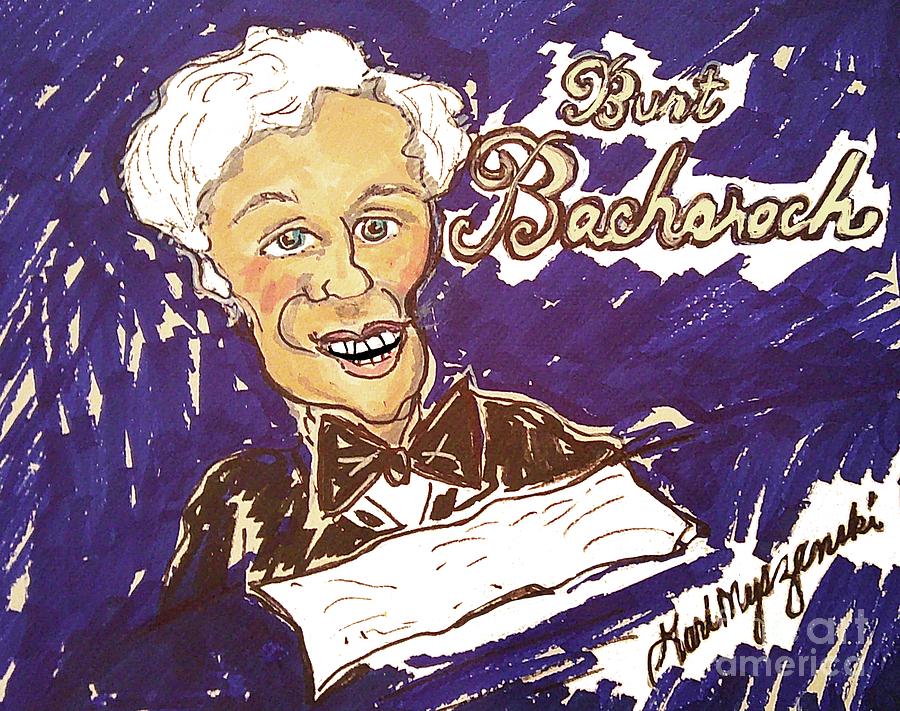 Burt Bacharach Mixed Media By Geraldine Myszenski Fine Art America