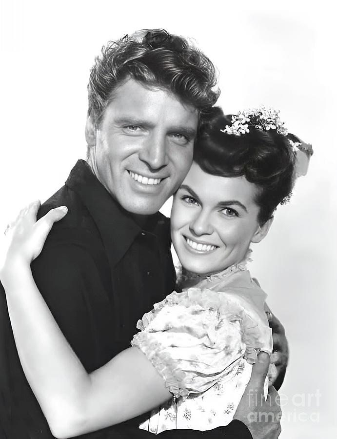 Burt Lancaster and Joanne Dru Painting by Esoterica Art Agency - Fine ...