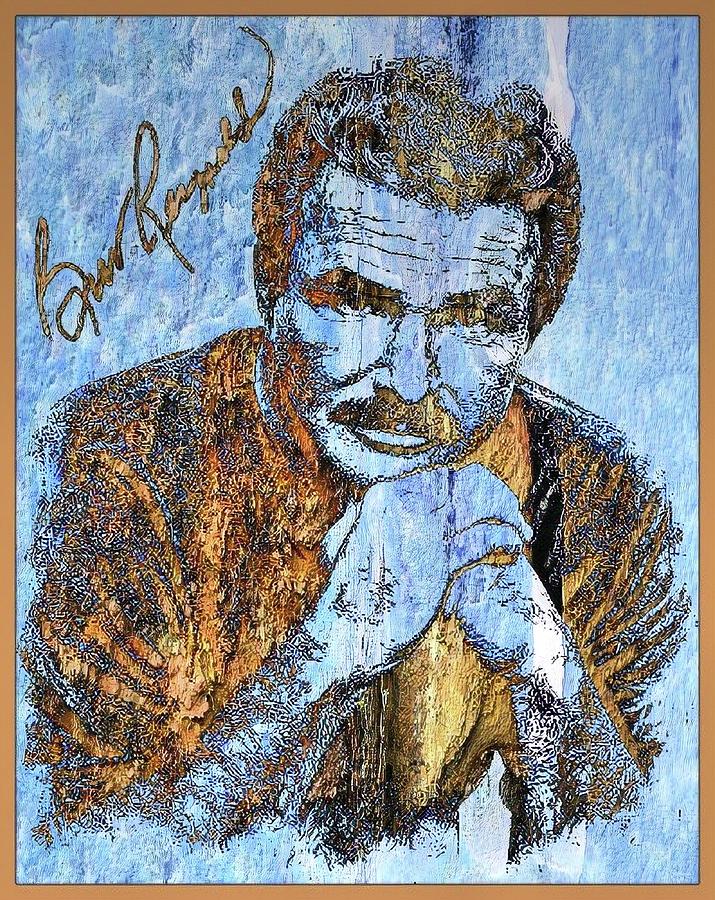 Burt Reynolds Digital Art by Bob Smerecki